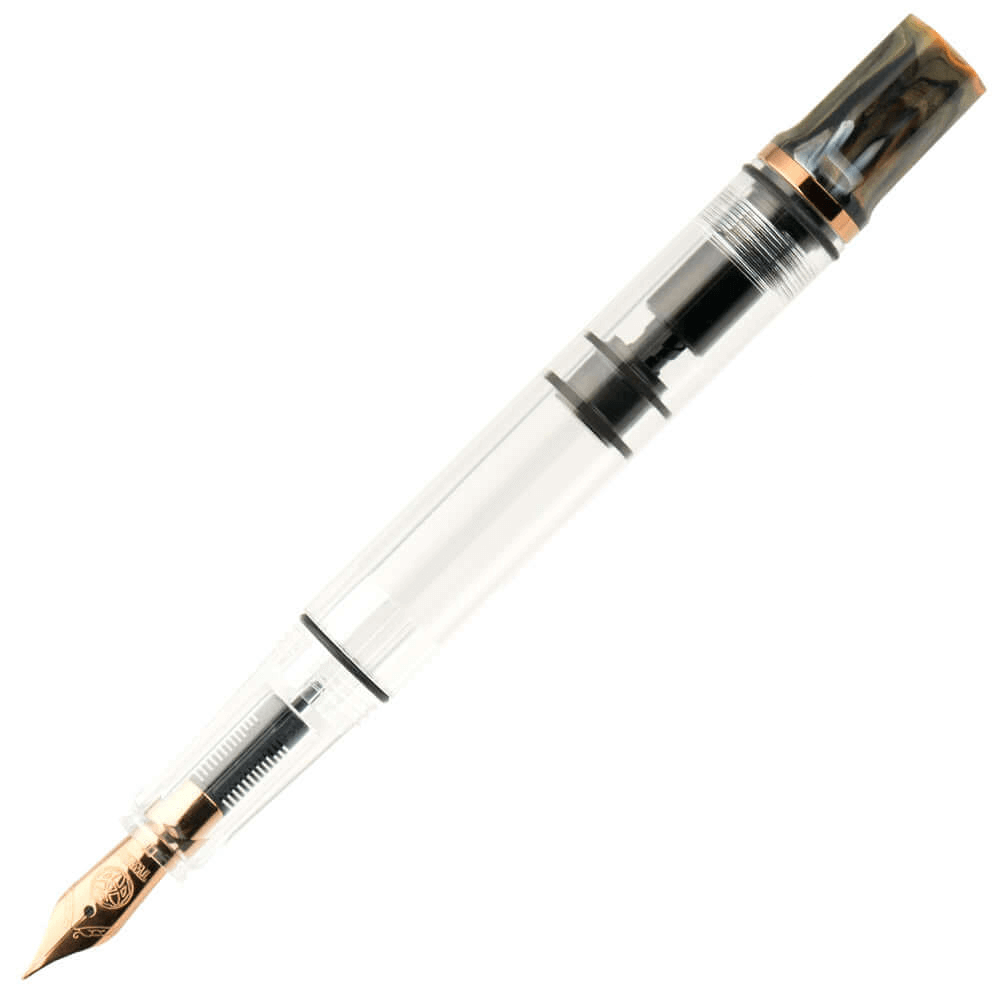 TWSBI ECO Bronze Serpentine fountain pen - marbled resin, bronze