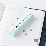 Zestaw pieczątek Pochitto Kodomo no Kao x Hobonichi | Moomin