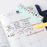 Zestaw pieczątek Pochitto Kodomo no Kao x Hobonichi | Moomin