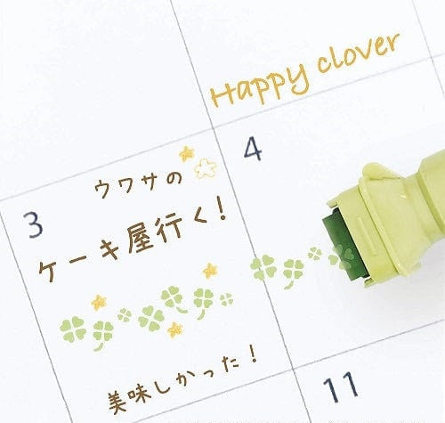 Cienkopis z pieczątką CRURO | Koniczynki