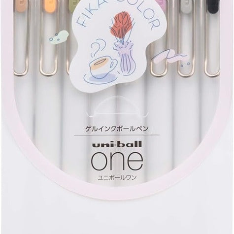 Zestaw długopisów żelowych uni-ball One Fika Color | 0,38 mm