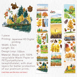 Taśma Washi Pre-Cut | Jesienne liście