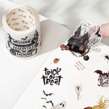 Zestaw naklejek w taśmie Washi | Nawiedzony dom