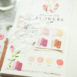 Zestaw naklejek Mini Tin Palette Watercolor | 05