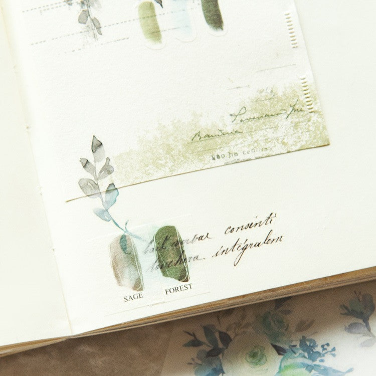 Zestaw naklejek Mini Tin Palette Watercolor| 06