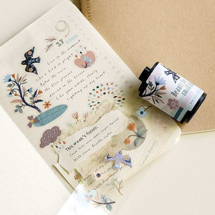 Naklejki w rolce PET | Piękno małych rzeczy