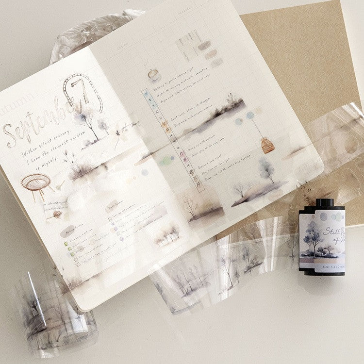 Naklejki w rolce PET | Odcienie natury