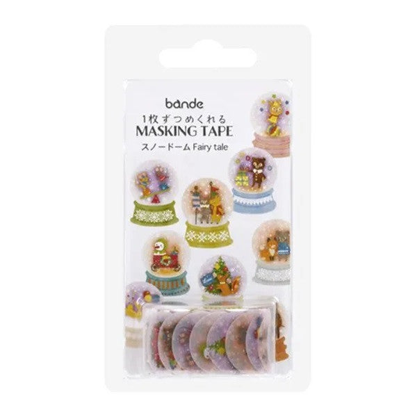 Naklejki Washi w taśmie | Śnieżne kule