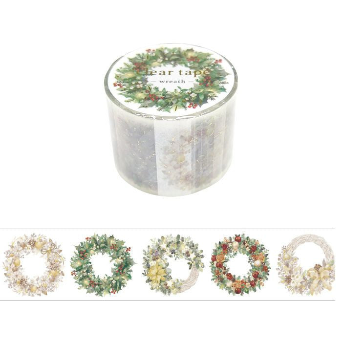 Taśma dekoracyjna PET | Świąteczne wianki