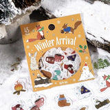 Zestaw naklejek | Nadejście zimy