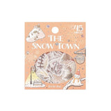 Zestaw naklejek | Śnieżne miasteczko