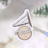 Zestaw naklejek | Śnieżne miasteczko