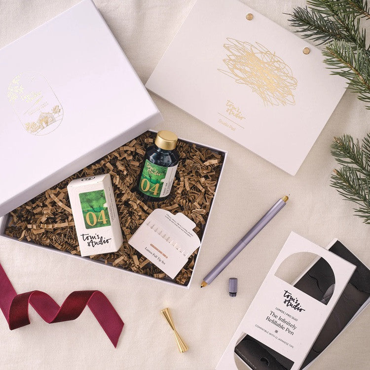 Zestaw prezentowy Tom's Studio Cienkopis Lumos Pro Duo Tip | Ivy