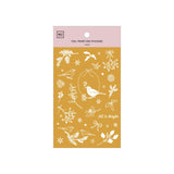 Naklejki transferowe złote | All is Bright