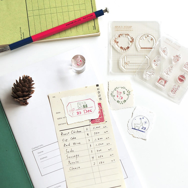 Zestaw stempli silikonowych Icon | Edycja Świąteczna | Świąteczne Drobiazgi