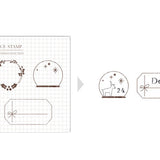 Zestaw stempli silikonowych Icon | Edycja Świąteczna | Świąteczne Ramki