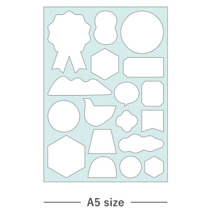 Książeczka z taśmą maskującą King Jim Hitotoki | Gładka