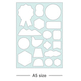 Książeczka z taśmą maskującą King Jim Hitotoki | Wzory