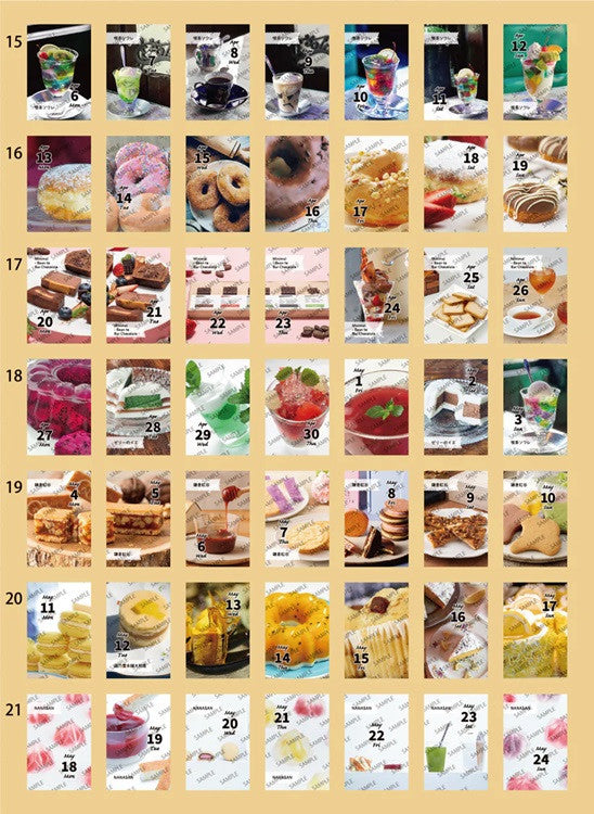 Kalendarz dzienny himekuri 2026 | Słodycze