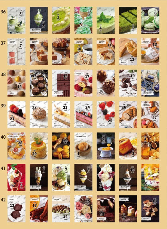 Kalendarz dzienny himekuri 2026 | Słodycze