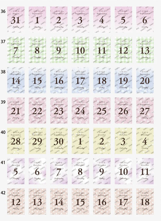 Kalendarz dzienny himekuri 2026 | Awairo