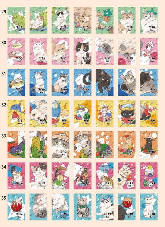 Kalendarz dzienny himekuri 2026 | Koty