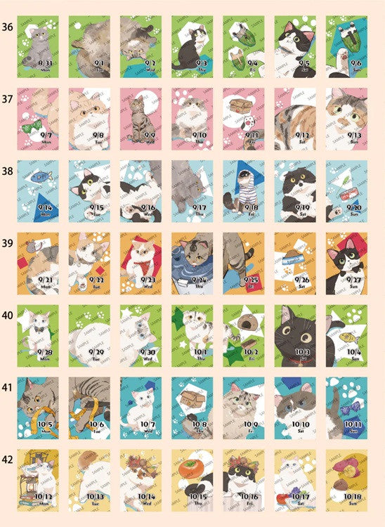 Kalendarz dzienny himekuri 2026 | Koty