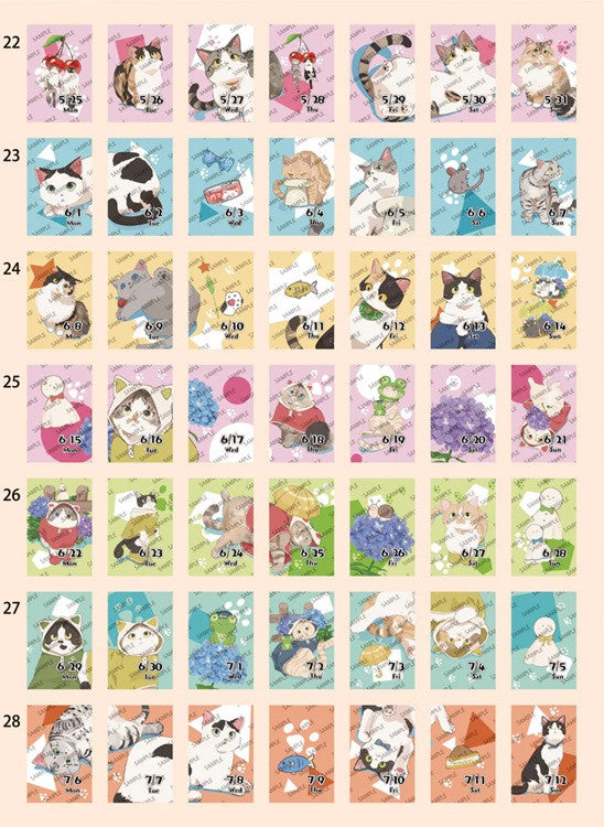 Kalendarz dzienny himekuri 2026 | Koty