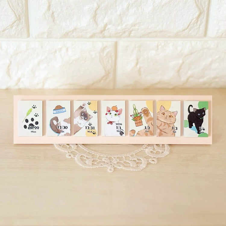 Kalendarz dzienny himekuri 2026 | Koty