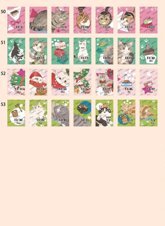 Kalendarz dzienny himekuri 2026 | Koty