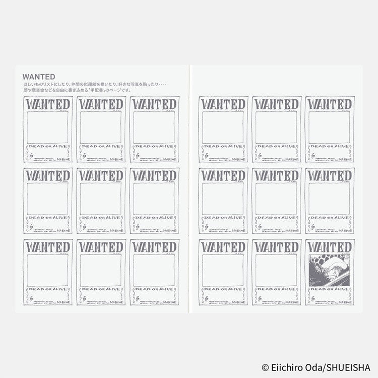 Kalendarz dzienny Hobonichi Techo 2026 | One Piece | Edycja japońska | A6