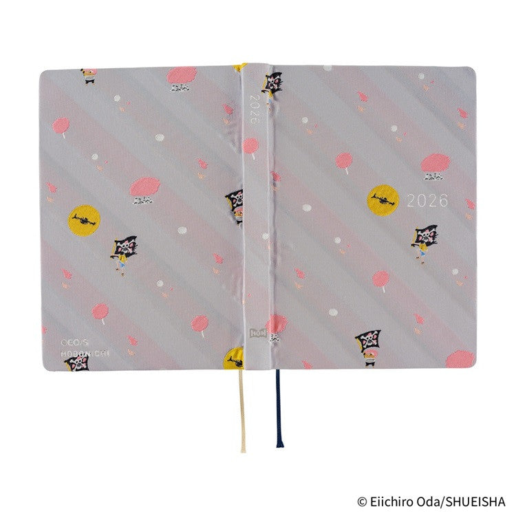 Kalendarz dzienny 2026 Hobonichi Hon A6 | One Piece: Hiriluk's Cherry Blossoms | Edycja japońska