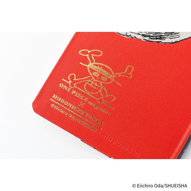 Kalendarz tygodniowy 2026 Hobonichi Techo Weeks | One Piece: Straw Hat Luffy (Red) | Edycja angielska