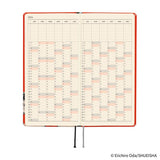 Kalendarz tygodniowy 2026 Hobonichi Techo Weeks | One Piece: Straw Hat Luffy (Red) | Edycja angielska