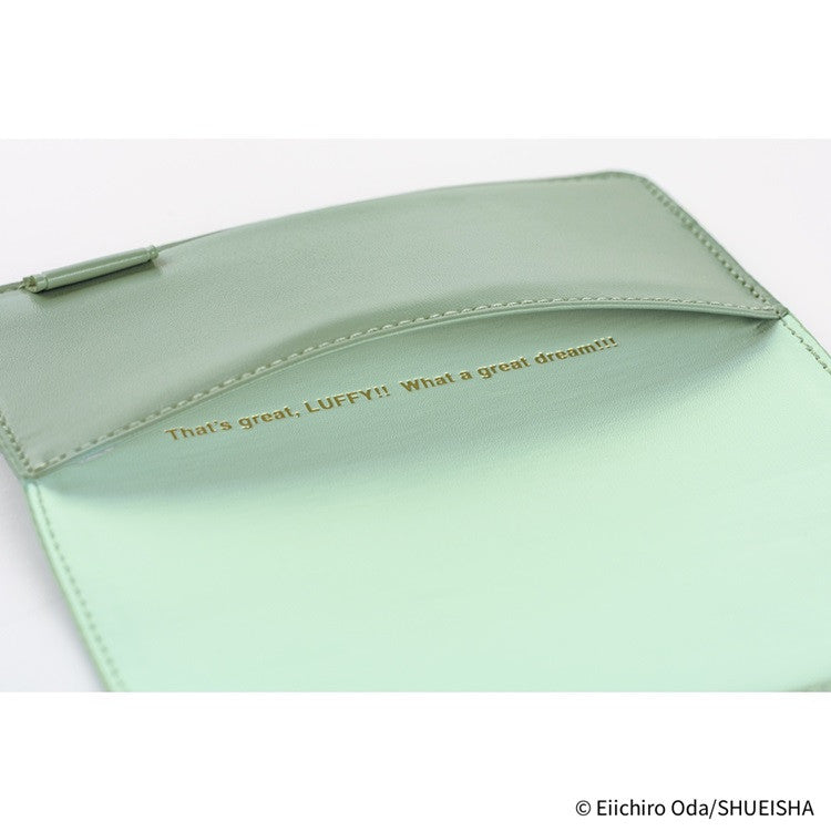 Okładka na kalendarz Hobonichi Techo A6 | One Piece: End of Luffy's Dream (Mint Green)