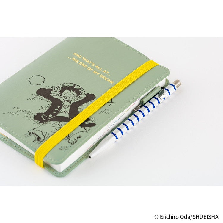 Okładka na kalendarz Hobonichi Techo A6 | One Piece: End of Luffy's Dream (Mint Green)