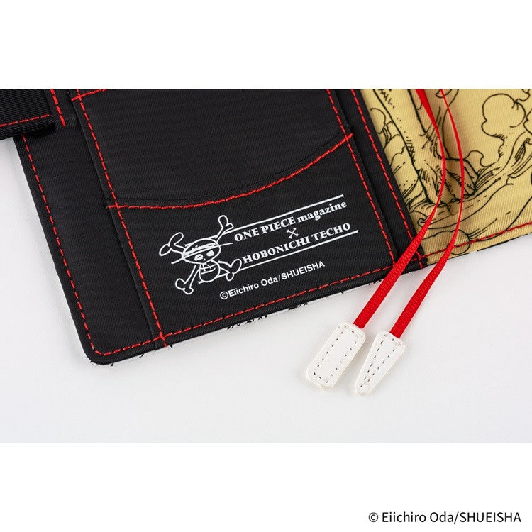 Okładka na kalendarz Hobonichi Techo A6 | One Piece: Straw Hat Luffy (Black)