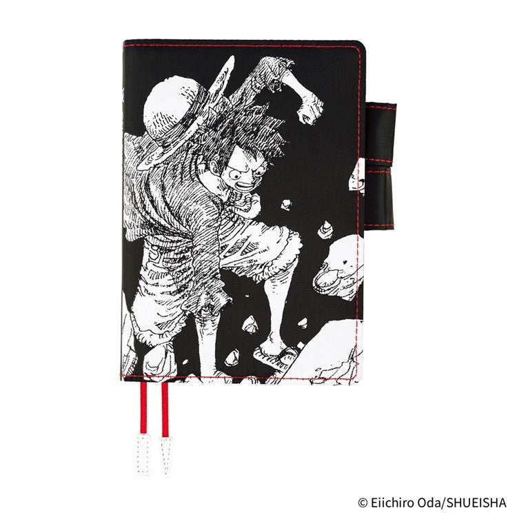 Okładka na kalendarz Hobonichi Techo A6 | One Piece: Straw Hat Luffy (Black)