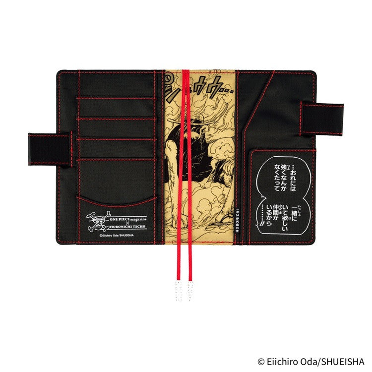 Okładka na kalendarz Hobonichi Techo A6 | One Piece: Straw Hat Luffy (Black)