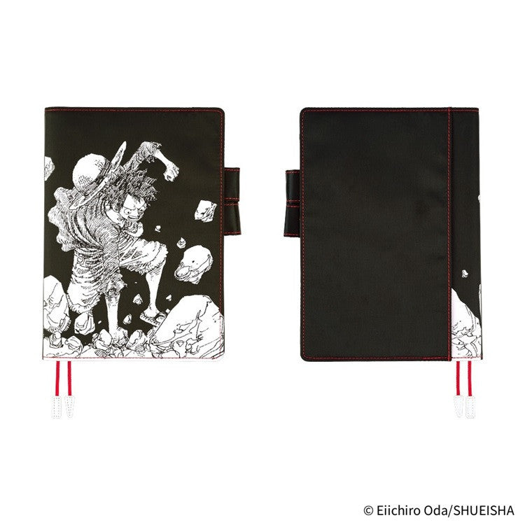 Okładka na kalendarz Hobonichi Techo A5 | One Piece: Straw Hat Luffy (Black)