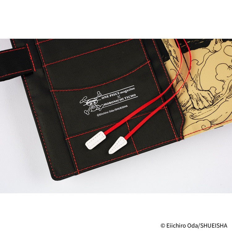 Okładka na kalendarz Hobonichi Techo A5 | One Piece: Straw Hat Luffy (Black)