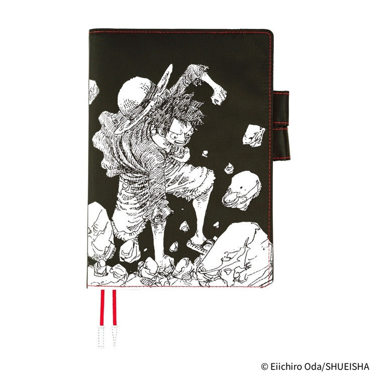 Okładka na kalendarz Hobonichi Techo A5 | One Piece: Straw Hat Luffy (Black)