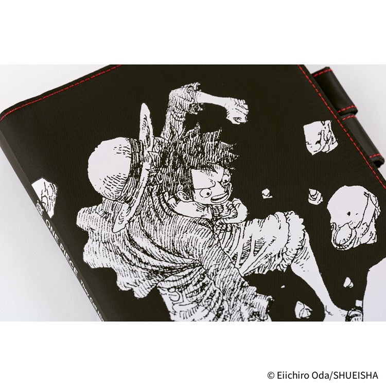 Okładka na kalendarz Hobonichi Techo A5 | One Piece: Straw Hat Luffy (Black)