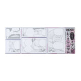 Karteczki samoprzylepne Hobonichi | One Piece: Sparkling Silver "Old Guys"