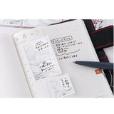 Karteczki samoprzylepne Hobonichi | One Piece: Sparkling Silver "Old Guys"