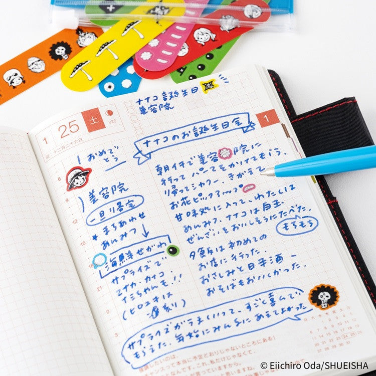 Zestaw naklejek Hobonichi | One Piece: Chopper's Techo First Aid Kit