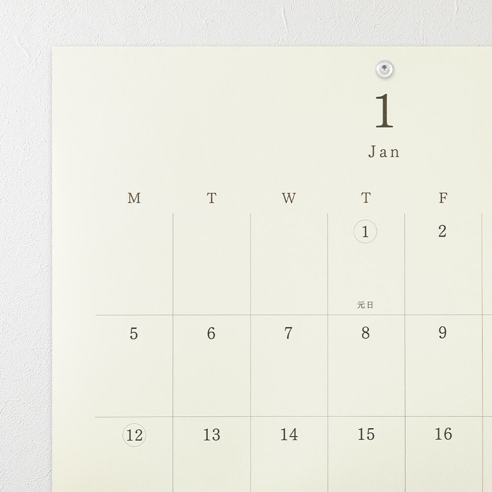 Kalendarz na ścianę MD Wall-Hanging 2026 | A3