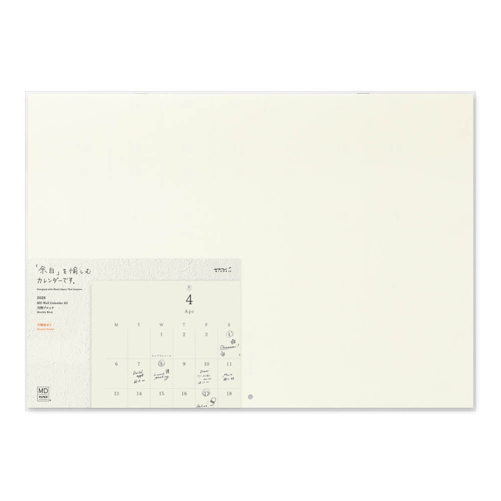 Kalendarz na ścianę MD Wall-Hanging 2026 | A2