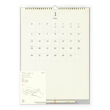 Kalendarz na ścianę MD 2026 z ołówkiem