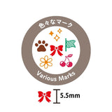 Zestaw pieczątek Pochitto6 | Różne znaczki